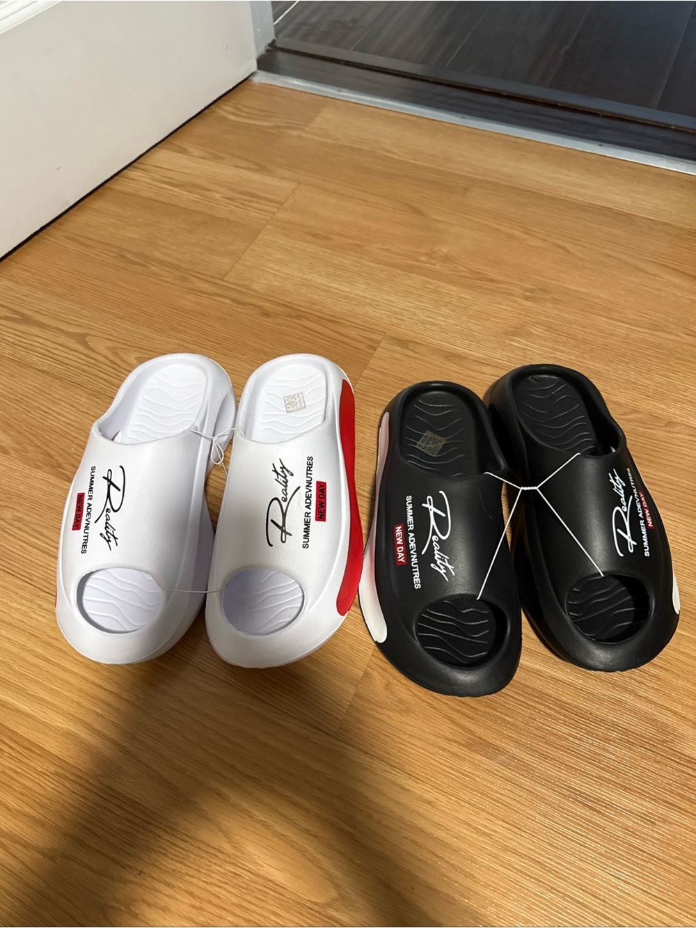 Men's Sport Slippers Outdoor Anti-Slip Soft Peep Toe Slipper Ball Sport Shoes US
